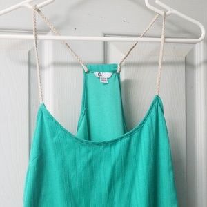 Teal Volcom tank top